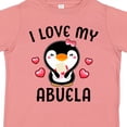 thumbnail image 4 of Inktastic I Love My Abuela with Cute Penguin and Hearts Girls Toddler T-Shirt, 4 of 5
