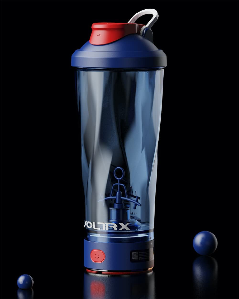 VOLTRX Vortex Electric Protein Shaker Bottle (White) - Voltrx®
