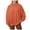 Orange, variant on idosla Mock Neck Sweatshirt Women Oversized Turtleneck Pullover Long Sleeve Tops Fall Fashion Y2K Outfits With Pockets (Light Blue, XL)