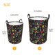 thumbnail image 3 of Fotbe Colorful Geometric Figures Cesto de Ropa con Asas, Cesto Impermeable de Gran Capacidad, Bolsa de Lavado para Dormitorio, Cesto de Ropa con Ruedas y Asas-Small, 3 of 6