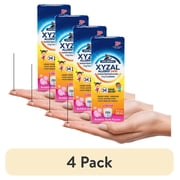 (4 pack) Xyzal Children's 24 Hour Allergy Relief Medicine for Kids, Levocetirizine Dihydrochloride Liquid Antihistamine, Bubble Gum, 10 Fl. oz.