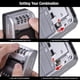 thumbnail image 5 of Caja de seguridad metálica Safe Master Lock de 3 pulgadas para montaje en pared con 4 dígitos, 5 of 8