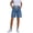 🔥 Blue, variant on Sentmoon Shorts Jean Stretchy High Waist Women Denim Shorts with Pockets Casual Drawstring Regular Fit Summer Shorts S-3XL