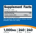 thumbnail image 5 of Nutricost N-Acetyl L-Cysteine (NAC) 1000 mg, 240 Vegan Tablets - GMO Free, Gluten Free, Vegetarian Supplement, 5 of 5