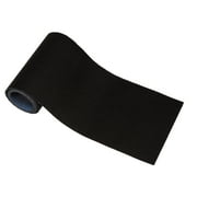 Johnson & Smith Iron-On Roll - 4" width x 60" length Iron On for Clothing, Pants Repair - Adhesive Fabric Patches - Easy to Use, Fast Result, No Sewing Needed - Black