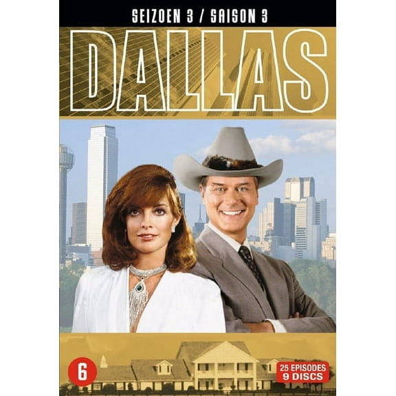 Dallas (Season 3) - 9-DVD Set [ NON-USA FORMAT, PAL, Reg.2 Import - Belgium ]