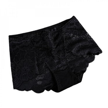 KOOYTE Women's Seamless Fashion Casual Lace Lady Panties Breathable Hollow Briefs Underwear Panties