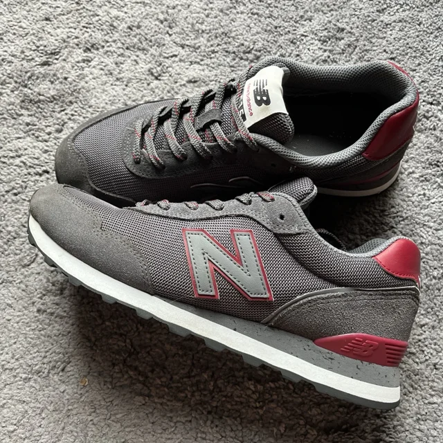 New Balance Mens 515 Size 9 ML515GR3 Marblehead Walking Running Shoes Gray