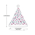 thumbnail image 3 of Cauagu Tulips Flowers Pattern Christmas Hat for Kids,Xmas Holiday Hat Santa Hat for Boys & Girls Festive Headwear Accessories for Christmas/New Year/Holiday, 3 of 6