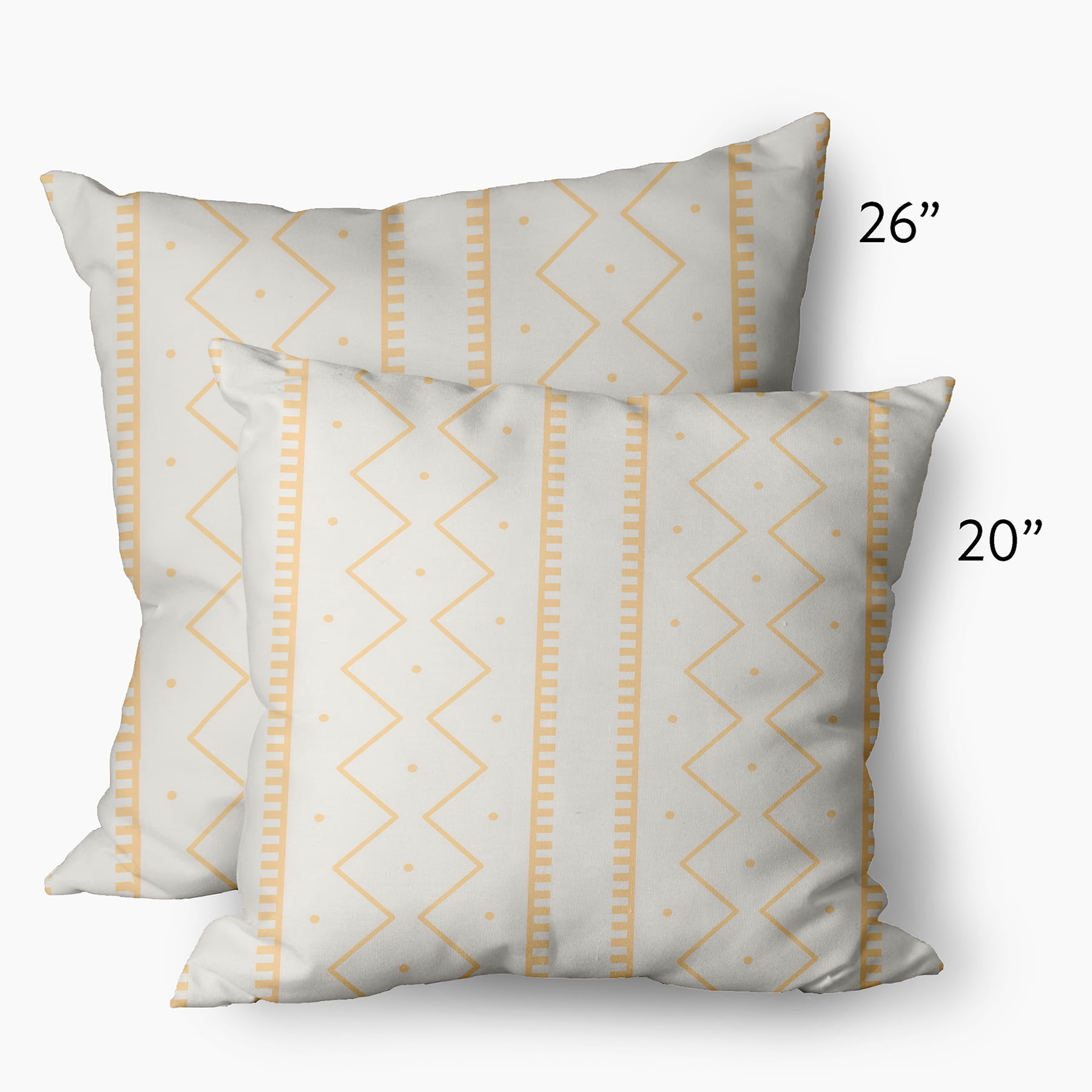 26" x 26" Simply Daisy Mudcloth Decorative Throw Pillow
