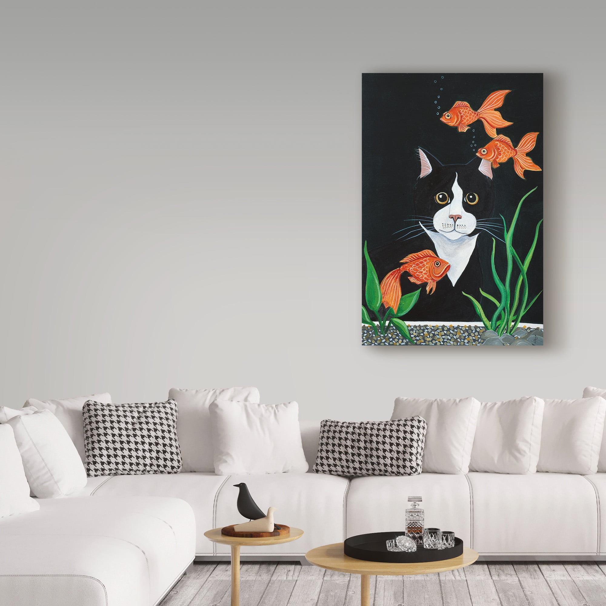 Trademark Fine Art 'Oscar Mesmerized' Canvas Art by Jan Panico