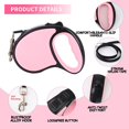thumbnail image 3 of Retractable Dog Leash, 5 Meters Long Retractable Dog Leash Tangle-Free Strong Durable Non-slip Handle Pause Control Release, 3 of 5