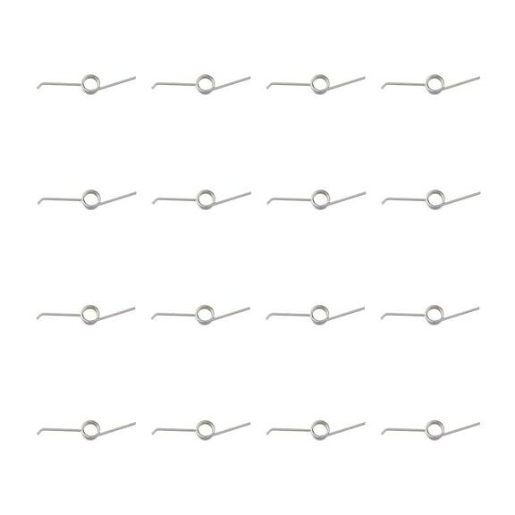 16PCS 160 Degree Torsional Spring 4 Laps Stainless Steel Torsion Spring Mechanical Torsion Spring 0.9mm Wire Diameter Torsional Spring for Tools Maintenance 7mm OD