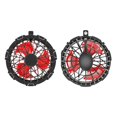 thumbnail image 2 of Chaleco de refrigeración Ventilador Aire acondicionado USB Aire acondicionado Abrigo Ventilador personal Chaqueta de refrigeración Ventilador de , ROJO, negro Colco Ventilador de chaleco refrigerante, 2 of 7
