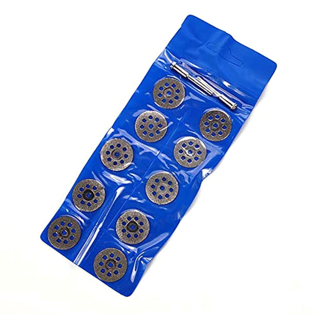 Hojas De Sierra Circular Discos De Rueda De Corte 2 Uds Juego De Mandriles Herramienta Rotativa Accesorios De Acero Al Carbono Corte De Material Duro 10 Uds Cateissary TO002351-00