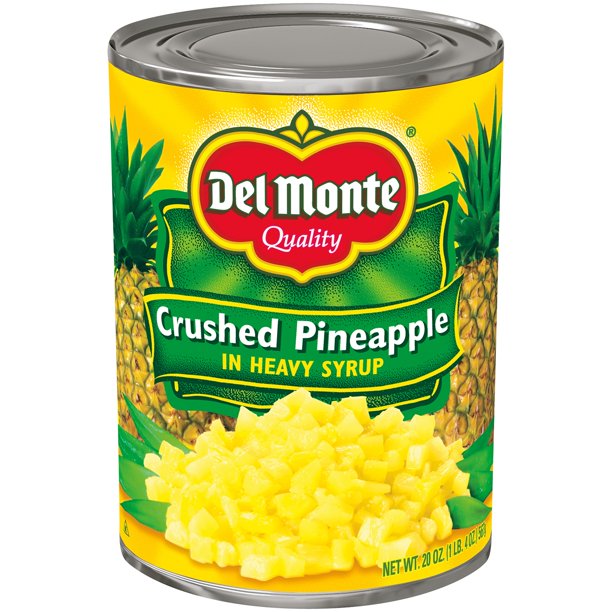 Del Monte Crushed Pineapple in Heavy Syrup, 20 oz Can