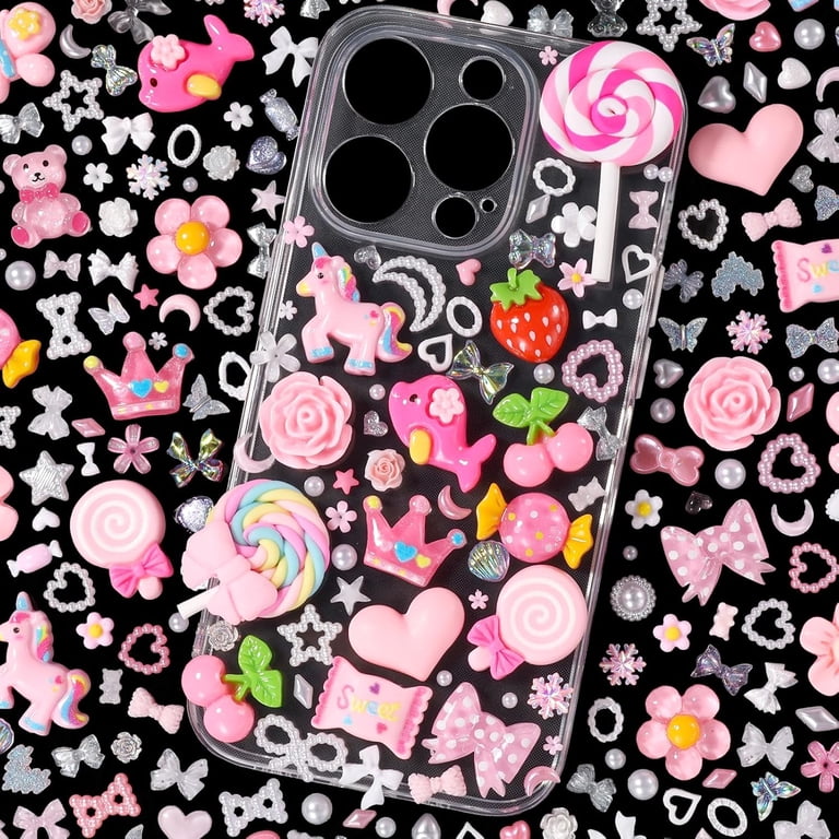 330 Pcs Junk Case Charms Kit, Junk Charms for Cases, Junk Phone Case Charm, Junk Case Kit Pink Charm Bulk Mixed Cute Slime Charms Set for DIY Crafts, Scrapbooking, Jewelry Making-S1 - 330 Pcs Junk Case Charms Kit, Junk Charms for Cases, Junk Phone Case Charm, Junk Case Kit Pink Charm Bulk Mixed Cute Slime Charms Set for DIY Crafts, Scrapbooking, Jewelry Making-S1 -