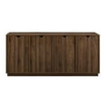 thumbnail image 4 of Pemberly Row Buffet Moderne en Bois à 4 Portes de 70 Pouces en Noyer Foncé, 4 of 5