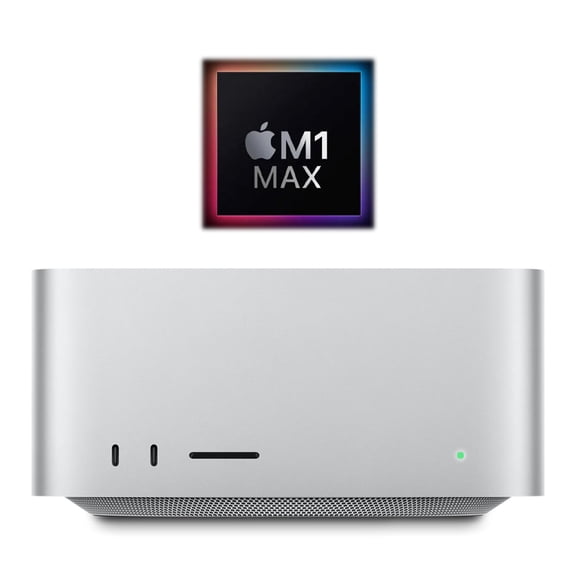 Restored 2022 Apple Mac Studio M1 Max 3.2GHz 10-Core CPU/32-Core GPU 32GB RAM 1TB SSD Z14J7LL/A (Refurbished)