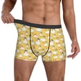 thumbnail image 3 of Men's Boxer Briefs, Cartoon Funny Cute Duck with Hat Soft Comfy Mens Underwear Boxer Briefs Breathable With Widen Waist, 3 of 7