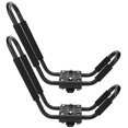 thumbnail image 2 of Kayak Rack Canoe Carrier Rail Storage Holder Durable Bracket for Easy Transportation Alloy Black Color1 Pair Kayak, 2 of 7