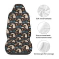 thumbnail image 5 of Vsdgher Cute Alpaca Automotive Seat Covers for Cars Trucks and SUVs – Car Seat Covers for Truck Seat Protectors Set of 2, 5 of 7