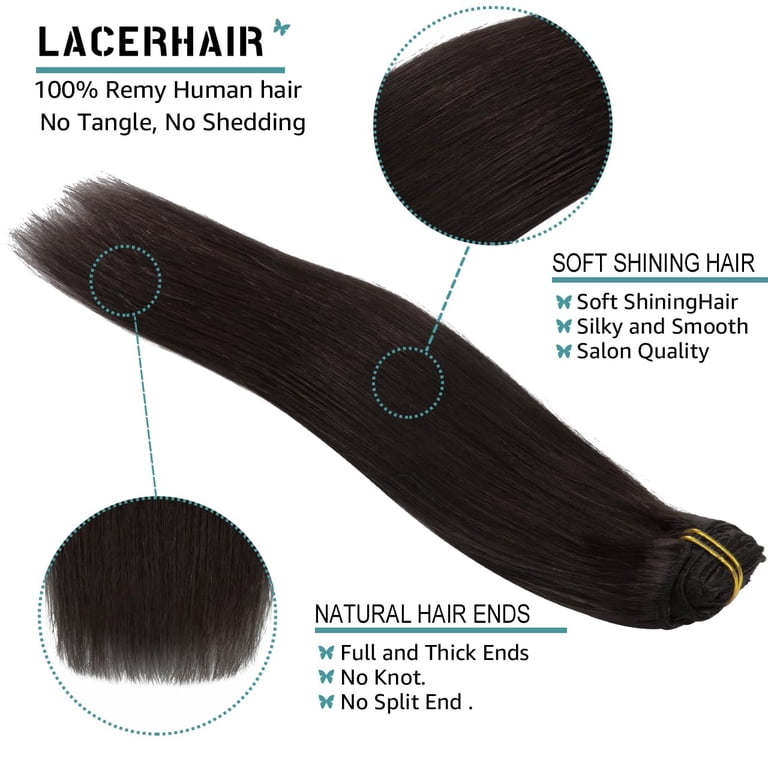 Lacer Hair Extensions Clip In Real Human Hair Extensions  display picture 3
