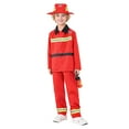 thumbnail image 6 of MEZZALL Kids Fireman Outfit Sets For Children With For Pretend Play And Party Dress Up Long Sleeve Coats Tops Clothes Sets, 6 of 8