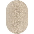 thumbnail image 2 of Jill Zarin Outdoor Collection Area Rug - Cape Town (5' 3" x 8' Oval Dark Beige/Ivory), 2 of 11