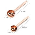 thumbnail image 3 of Hariumiu 0.5oz/1oz Measuring Spoon Clear Scale Long Handle Comfortable Grip Heat Resistant Anti-scalding High Accuracy Coffee Scoop Kitchen Gadget, 3 of 10