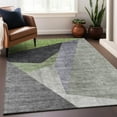thumbnail image 6 of Addison Rugs Mayfield Washable Transitional Art Deco Sage Rectangle Rug, 2'6" x 3'10", 6 of 6