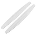 thumbnail image 2 of Walbest 2 Pack Car Front Rear Bumper Protector Corner Guard Anti-Collision Rubber Strips Scratch-Resistant Trim Cover for Cars SUV Pickup Trucks (White), 2 of 7