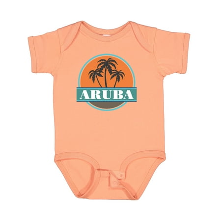 

Inktastic Aruba Vacation Sunset Gift Baby Boy or Baby Girl Bodysuit