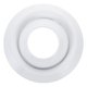 thumbnail image 3 of Uxcell 6 Inch Round Air Vent, Difusor de boquilla de bola ajustable, cubierta de difusor de techo ABS Soffit Vent, 3 of 6