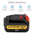 thumbnail image 5 of TurboCell 20V 6.0Ah battery for DeWalt DCF883L2 DCF885 DCF885L2 DCG412 DCS391B DCD780B DCS391B, 5 of 5