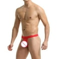 thumbnail image 3 of Sngxgn Men's Boxer Briefs Stretch Underwear Underpants Regular Leg(Red,L), 3 of 5