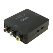 onn Composite AV to HDMI Converter, Black
