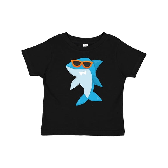 Inktastic Cute Shark, Cool Shark, Shark with Sunglasses Boys or Girls Baby T-Shirt