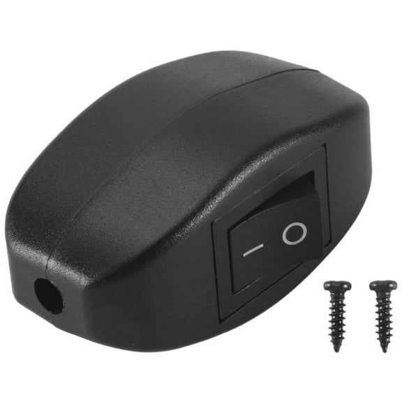 Black Bedroom On Button In Line Switch 6A/250VAC 10A/125VAC