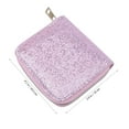 thumbnail image 5 of COSMOBETTY 1Set Pink Polyester Coin Purse Zipper Change Purse for Women and Girls for Anniversary, 5 of 8