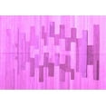 thumbnail image 1 of Ahgly Company Indoor Rectangle Abstract Purple Contemporary Area Rugs, 2' x 5', 1 of 4