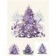 thumbnail image 2 of Kit 5D DIY Con Forma Especial Parcial Navidad 30x30cm Color Morado, 2 of 6