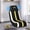 Black + White + Yellow, variant on GDF Studio Floor Rocker Gaming Chair, Low-Profile Gaming Chair with Built-In 2.0 Speakers, Black, White & Yellow