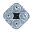 thumbnail image 3 of Pattern Silicone Ice Making Mould Reusable Food Grade Material Ice Mould with Lid for Whiskey 4-grid, 3 of 6