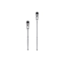 TEKTON 1/2 Inch Drive Flex Head Quick-Release Ratchet Set, 2-Piece (10-1/2, 14 in.) | SRH92301