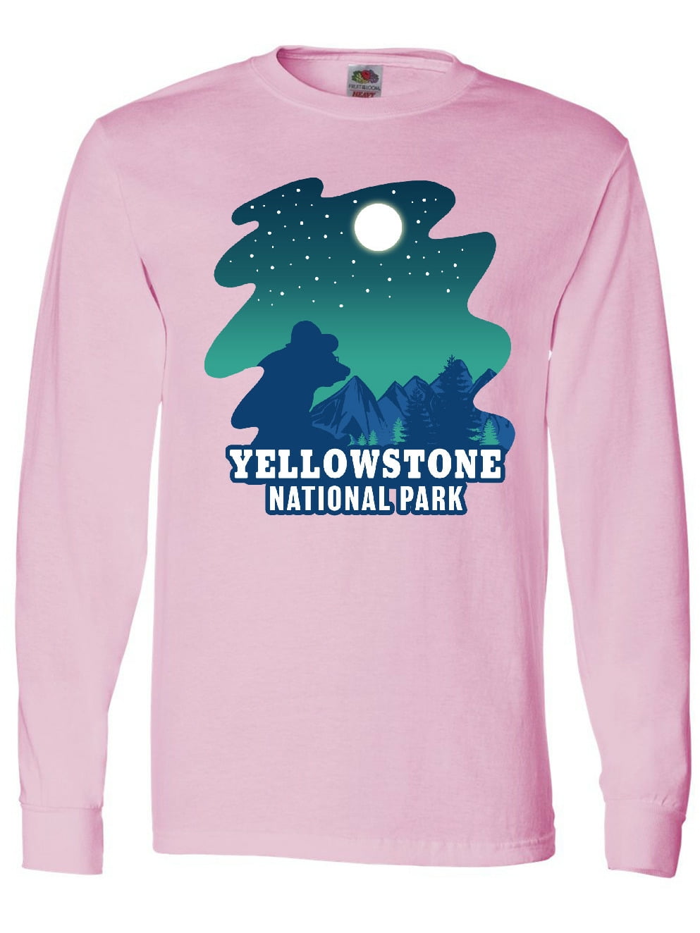 yellowstone national park long sleeve t shirts