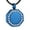 Blue, variant on Drum Necklace for Cremation Ashes Urn Necklace for Ashes of Loved One Memorial Jewelry Pendent for Ashes and Chain