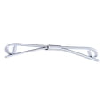 thumbnail image 3 of Barra de cuello de corbata para hombre, accesorio de joyería clásico para bodas, negocios, clip de corbata Plata, 3 of 8