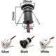 thumbnail image 4 of 9 Pack Black Mini 12V LED Recessed Ceiling Spotlight IP65 Waterproof 3000K Warm White Light, 4 of 5