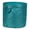 Teal, variant on DII Polyester Storage Bin, Gold Metallic with Handles, Large Round, Millennial Pink